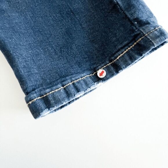 Paper Denim & Cloth Mens Denim Jeans Straight Mid Rise Blue Wash 36/30 - Picture 9 of 9